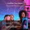 Led Lights for Bedroom 200 FT (2 Rolls 100 FT), with Remote and Application Control RGB Color Changing LED Strip Lights, Music Synchronization, Used for Room, Family, Party Decoration